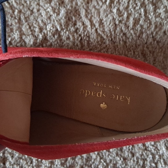 Kate Spade Red Suede Leather Bootie Size 8.5M - Picture 3 of 5